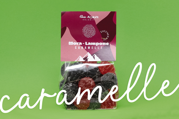 CARAMELLE MORA LAMPONE ZUCCHERATE 150G